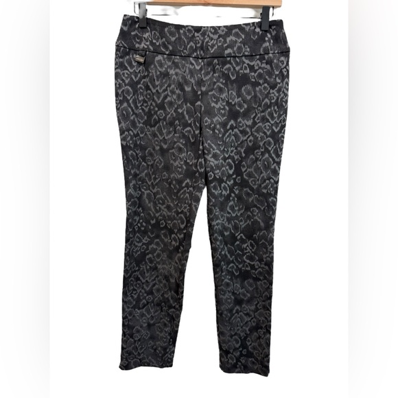 LISETTE-L Montreal Black Gray Metallic Slimming Shapewear Pants- Size 6‎ - Picture 2 of 11